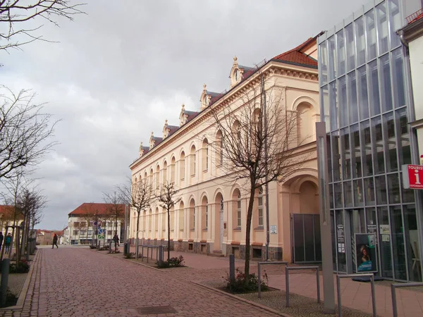 Centro Storico Città Neustrelitz — Foto Stock