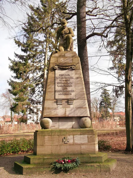 Kriegerdenkmal Zum Gedenken Gefallene Kameraden — Stockfoto