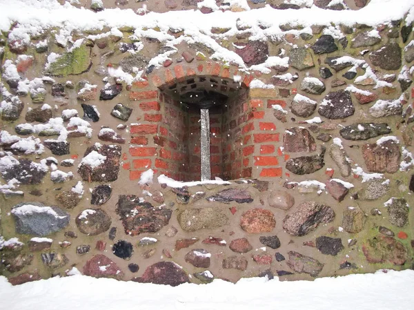 Kışın Şehir Duvarı — Stok fotoğraf