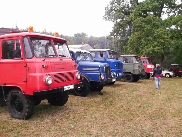 Exposition Véhicules Historiques Dans Uckermark — Photo