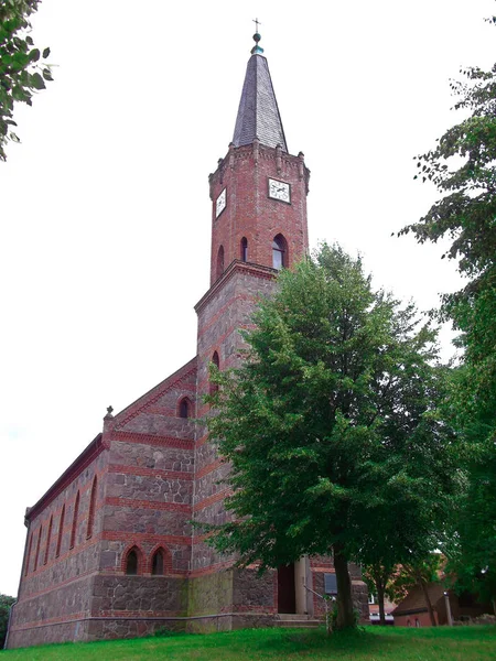 Evangelická Luteránská Církev Vesnice — Stock fotografie
