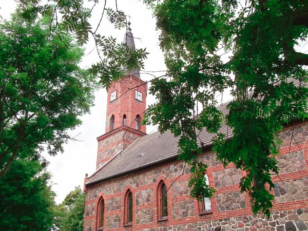 Protestan Lutheran Köyü Kilisesi — Stok fotoğraf