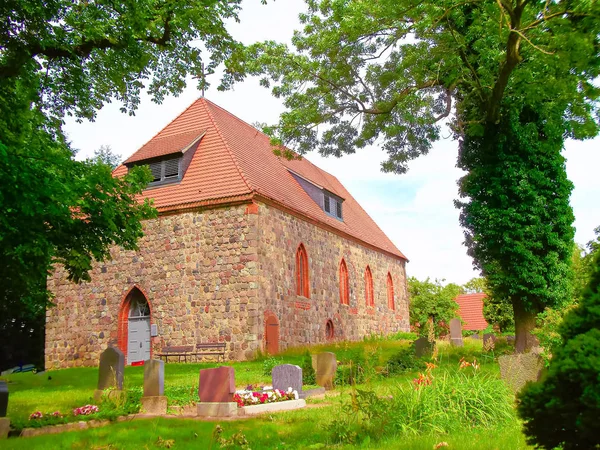 Evangelical Lutherse Veld Stenen Kerk — Stockfoto