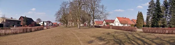 Panorama Fra Landsbyen Rddelin – stockfoto