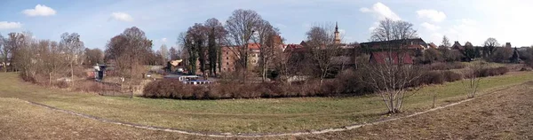 Panorama Historického Starého Města Templin — Stock fotografie