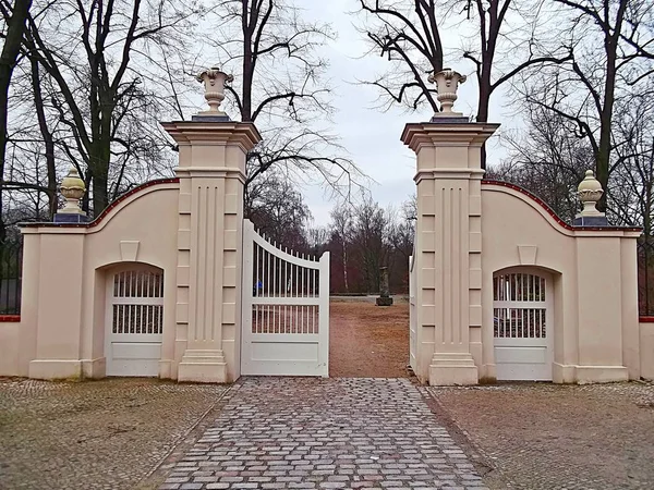 Portal Entrada Parque — Foto de Stock