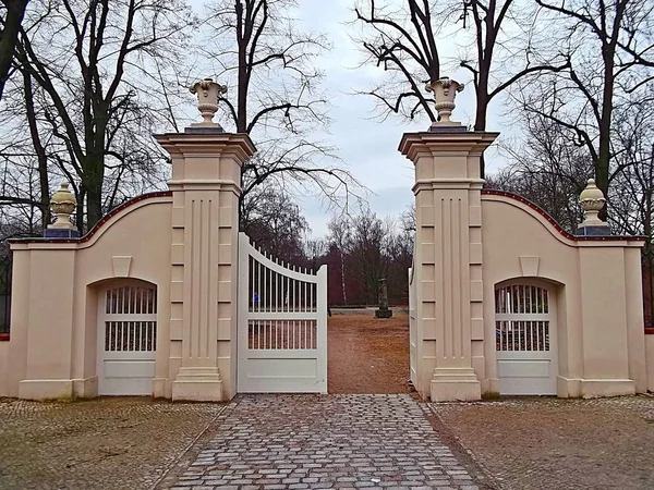 Portal Entrada Parque — Foto de Stock