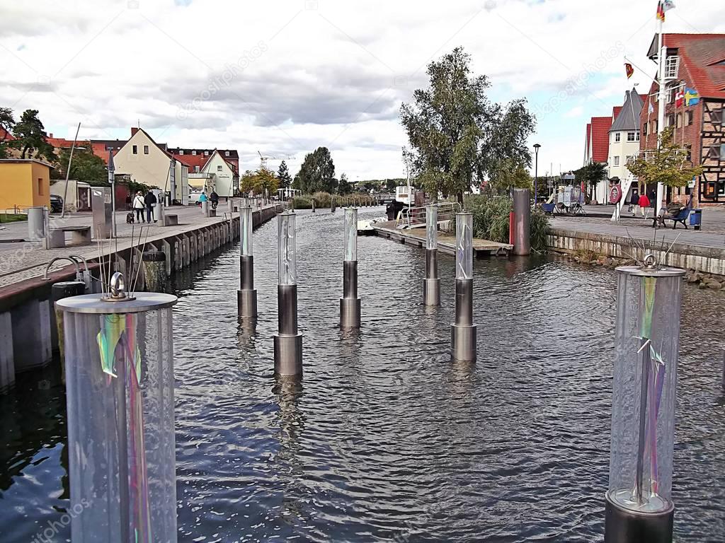 The harbor in Wolgast