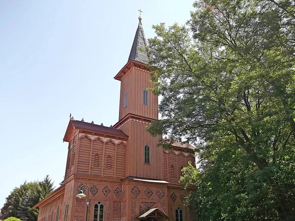 Евангелическо Лютеранская Деревенская Церковь — стоковое фото