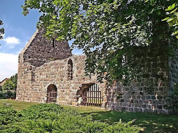 Retzow Kilise Kalıntıları — Stok fotoğraf