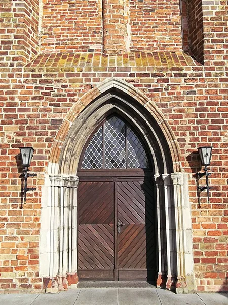 Portal Entrada Del Monasterio Dominicano Prenzlau —  Fotos de Stock