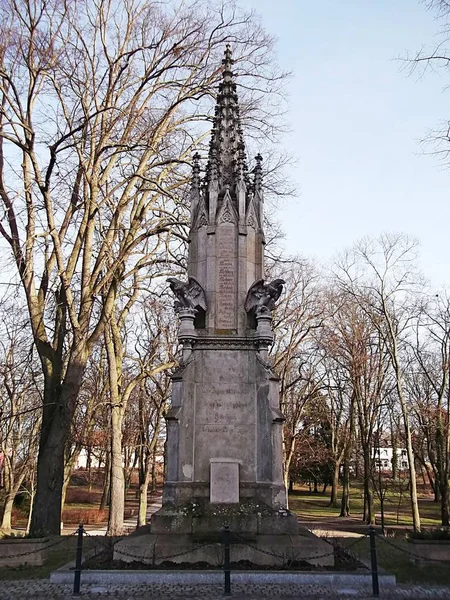 Válečný Pomník Památku Války 1870 1871 Konci Konci Wallgasse 17291 — Stock fotografie