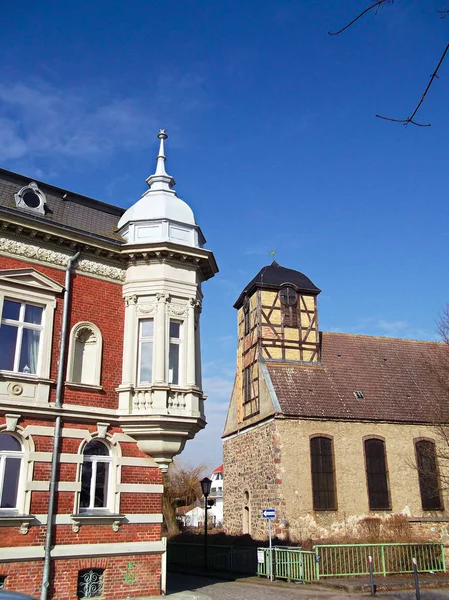 Historische Altstadt Mit Evangelischer Sabinus Kirche — Stockfoto