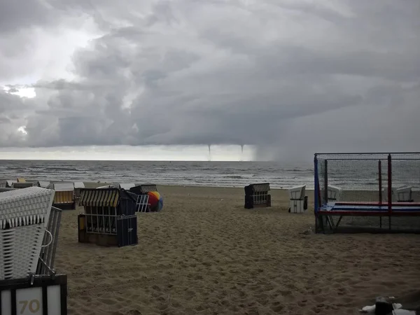 Tornado Pobřeží Baltského Moře — Stock fotografie