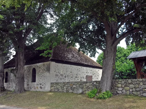 Igreja Aldeia Protestante — Fotografia de Stock