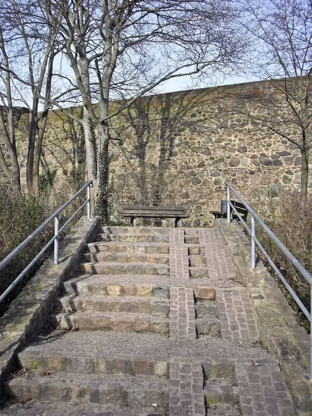 Escalera Fortaleza Templin — Foto de Stock