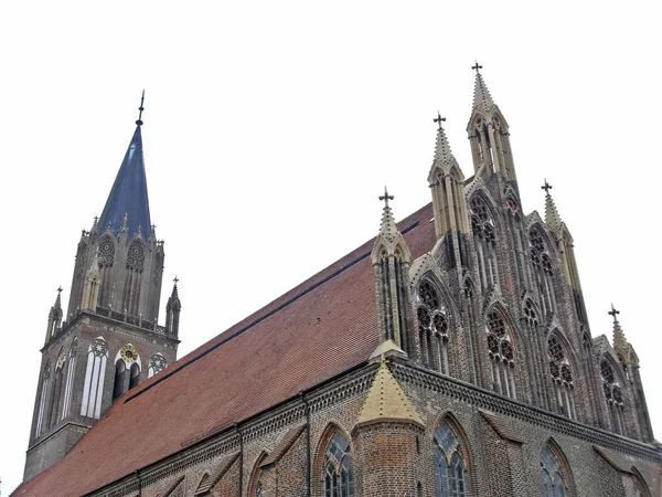 新勃兰登堡的圣玛丽教堂 — 图库照片