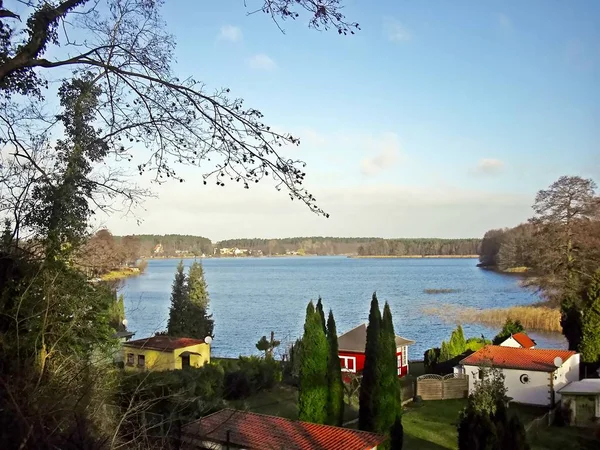 Met Het Oog Het Oberpfuhl Meer — Stockfoto