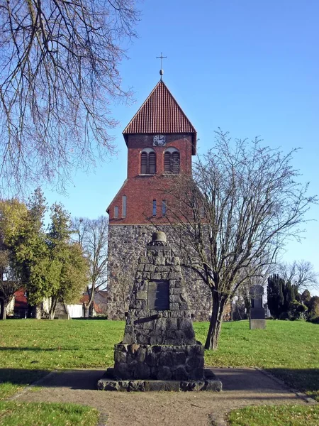 Igreja Protestante Aldeia Wensickendorf — Fotografia de Stock