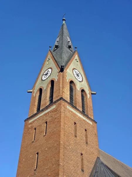 Vesnický Kostel Evangelický — Stock fotografie