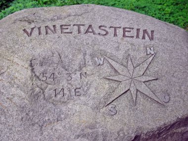 The Vineta stone on Usedom clipart