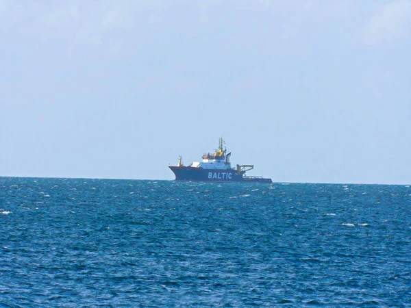 Een Schip Volle Zee — Stockfoto