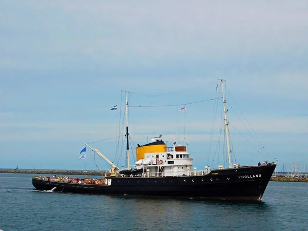 Naves Que Llegan Puerto — Foto de Stock