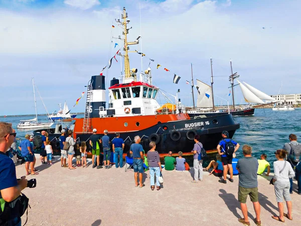 Warnemnde Mecklemburgo Pomerânia Ocidental Alemanha Agosto 2019 Festival Porto 2019 — Fotografia de Stock