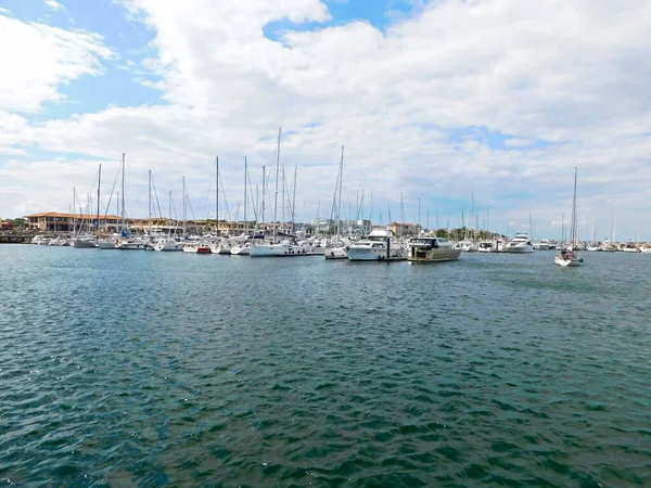 Puerto Del Barco Costa Báltica — Foto de Stock