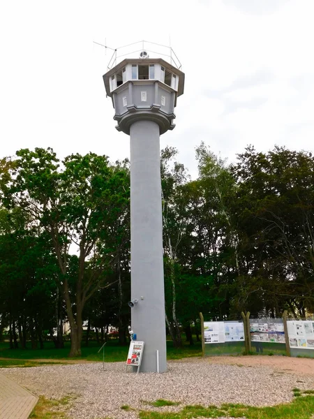 Бывшая Сторожевая Башня Внутренней Границе Германии — стоковое фото