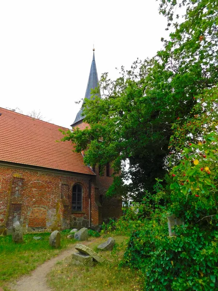 Une Église Évangélique Luthérienne Dans Nord Allemagne — Photo
