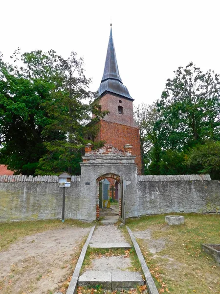 Une Église Évangélique Luthérienne Dans Nord Allemagne — Photo