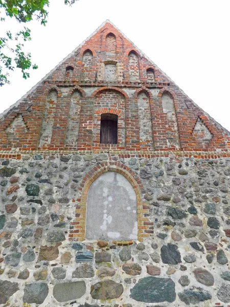 Uma Igreja Evangélica Luterana Norte Alemanha — Fotografia de Stock