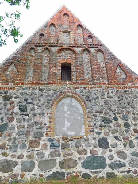 Uma Igreja Evangélica Luterana Norte Alemanha — Fotografia de Stock