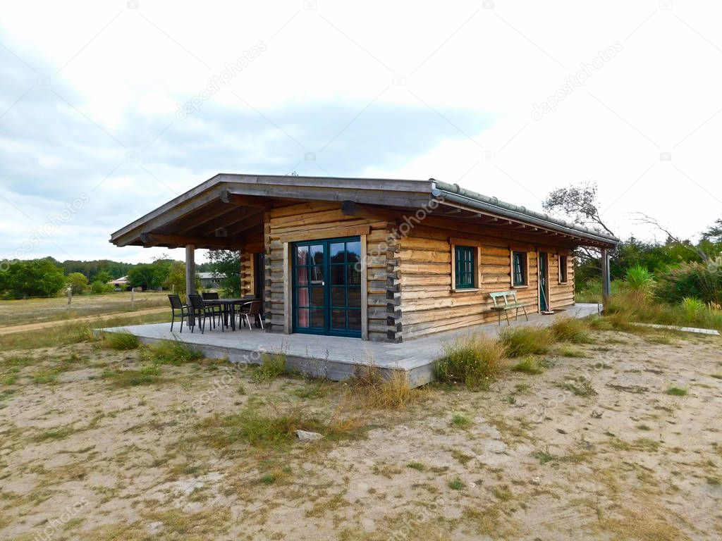 Vacation in a log cabin on Usedom