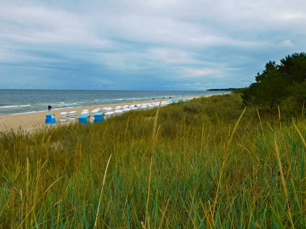 Plaża Pięknym Bałtyku — Zdjęcie stockowe