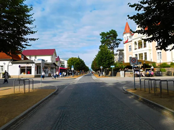 Zinnowitz Mecklenburg West Pommeren Duitsland September 2019 Zicht Strandpromenade Aan — Stockfoto