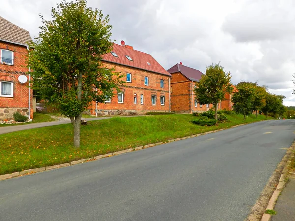 Sturm Über Historischer Altstadt Naht — Stockfoto