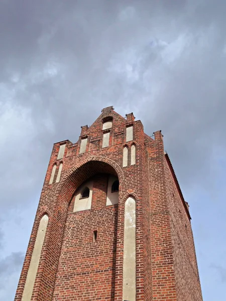 Porta Storica Della Città Del Xiii Secolo — Foto Stock