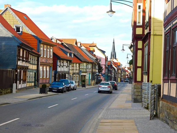 Casco Antiguo Histórico Sajonia Anhalt — Foto de Stock