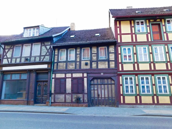 Casco Antiguo Histórico Sajonia Anhalt — Foto de Stock