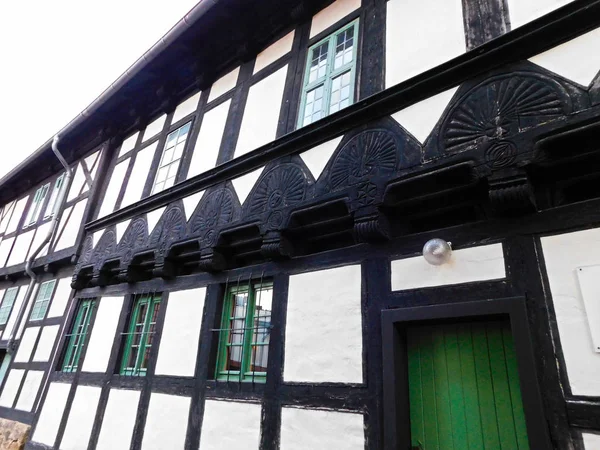Historic Half Timbered Building Old Town — Stockfoto