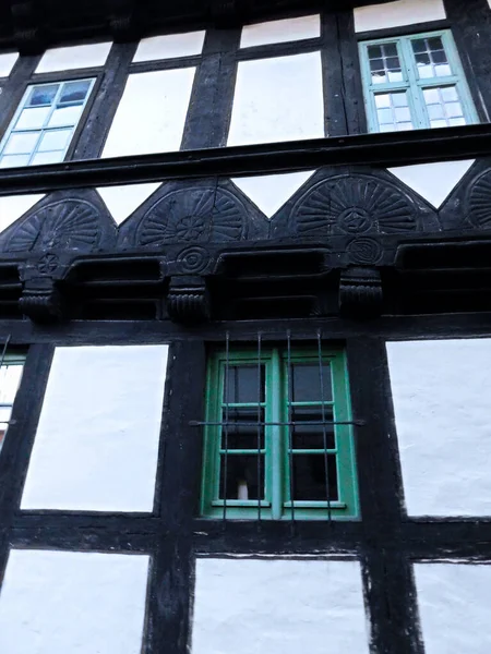 Historic Half Timbered Building Old Town — 스톡 사진