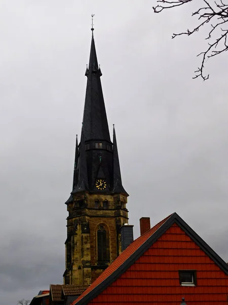 Tour Ouest Église Luthérienne Dédiée Notre Dame — Photo