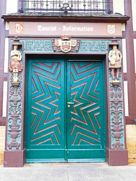 Entrance to a city\'s tourist information office