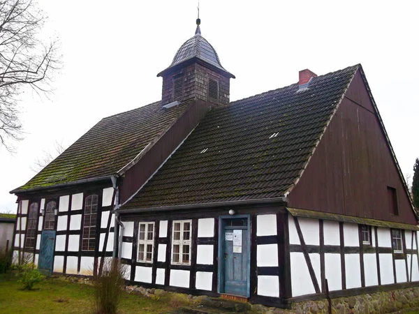 Igreja Colonial Evangélica Uma Rara Orientação Norte Sul — Fotografia de Stock