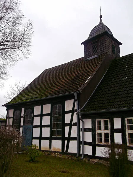 Evangeliska Koloniala Kyrkan Sällsynt Nord Syd Orientering — Stockfoto