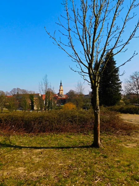 Aan Poorten Van Een Historische Oude Stad — Stockfoto