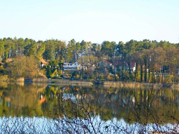 Bellissimo Templiner Stadtsee Nel Uckermark — Foto Stock