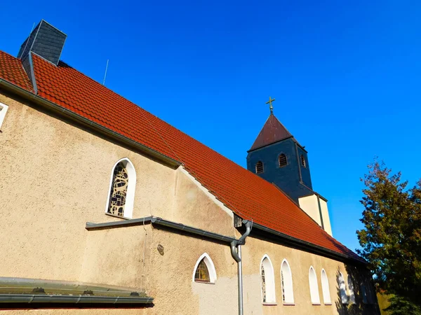 Uckermark Taki Roma Katolik Kilisesi — Stok fotoğraf